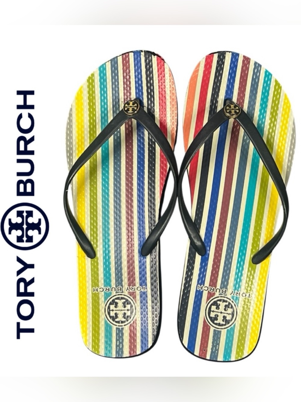 TORY BURCH FLIP FLOPS SUMMER BEACH POOL SANDALS